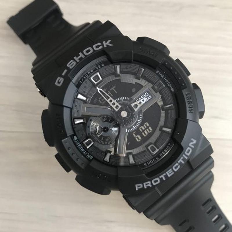 G shock silver black hotsell