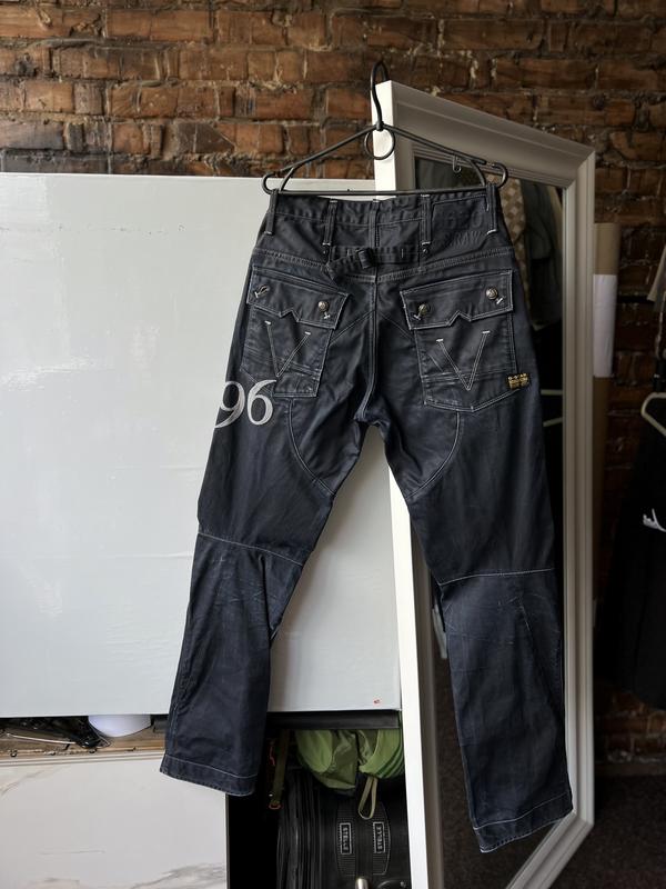 G-star raw men's motor 5620 tapered embro 96 denim jeans джинси
