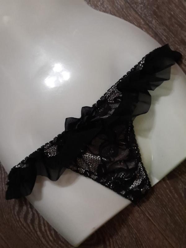 Брендовые красивые кружные трусики бикини с рюшечками р.36 от ann ...