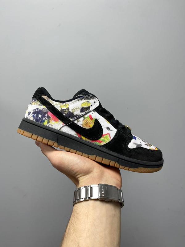 Кроссовки supreme x nike sb dunk low rammellzee кроссовки — цена