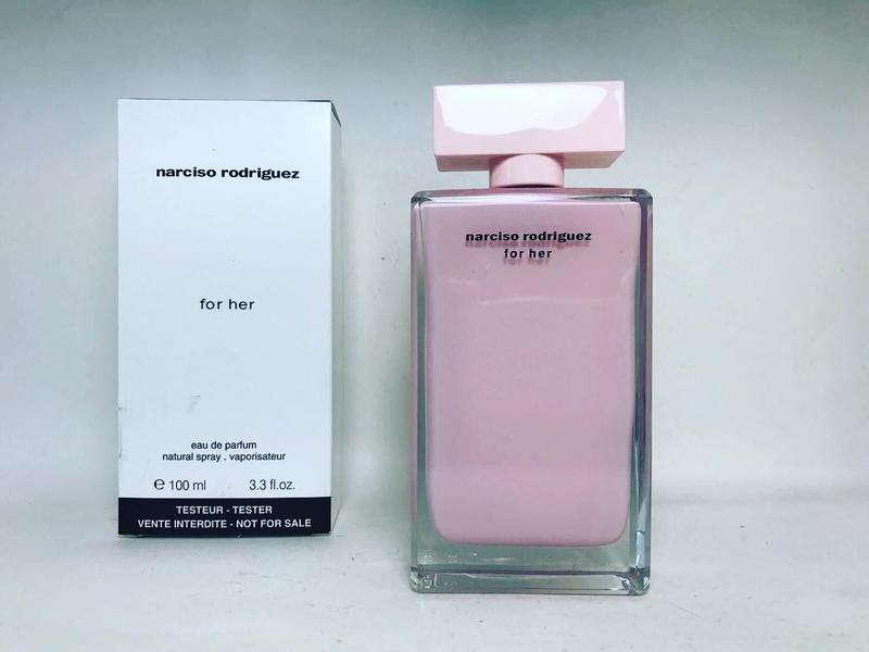 Туалетная вода перевод. Narciso Rodriguez for her EDP 100ml. Narciso Rodriguez тестер арабский 58 мл. Тестер нарциссо Родригес.