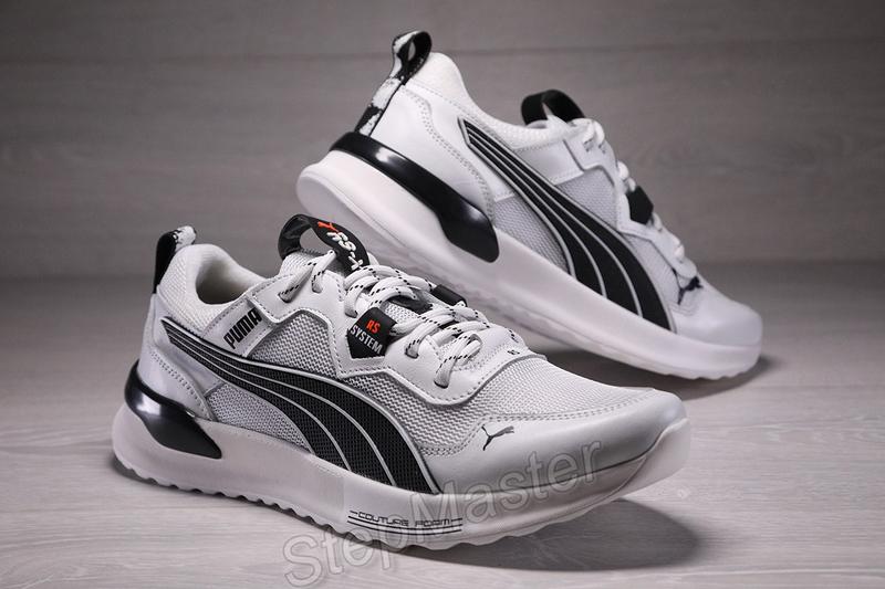 Кроссовки мужские rs-x white/black кожа-сетка — цена 1950 грн в ...