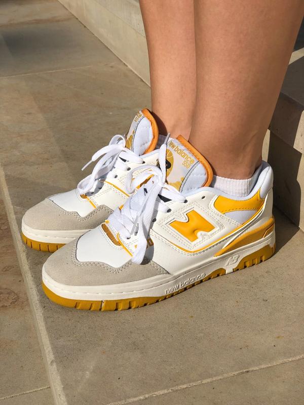 Популярные женские кожаные кроссовки new balance 550 🆕 нью баланс ...