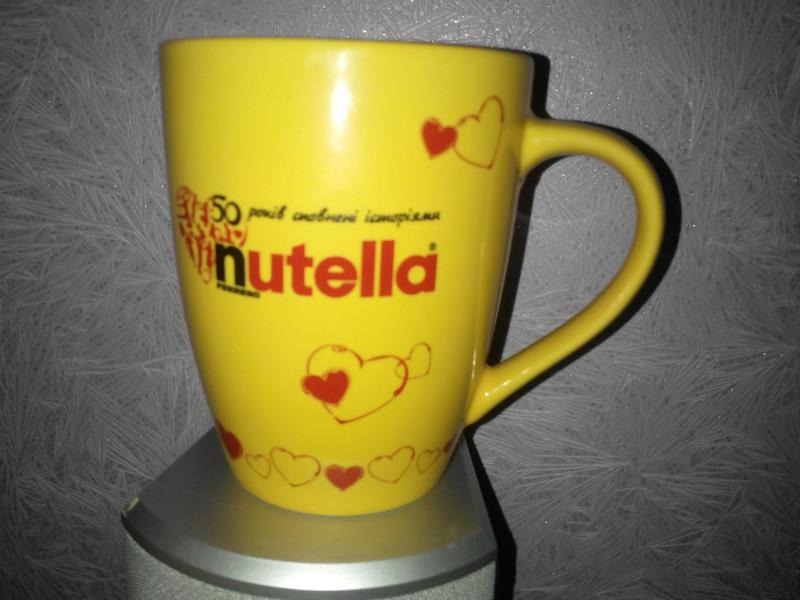Новая фирменная желтая чашка nutella нутелла — цена 220 грн в каталоге  Чашки ✓ Купить товары для дома и быта по доступной цене на Шафе | Украина  #26063602