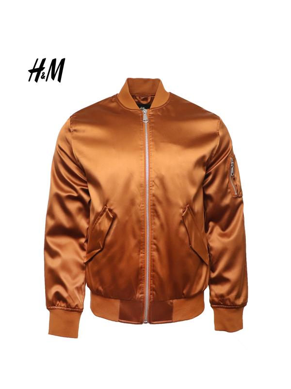 Красивый и качественный бомбер куртка h&m оригинал [ m ] — цена 1245 ...