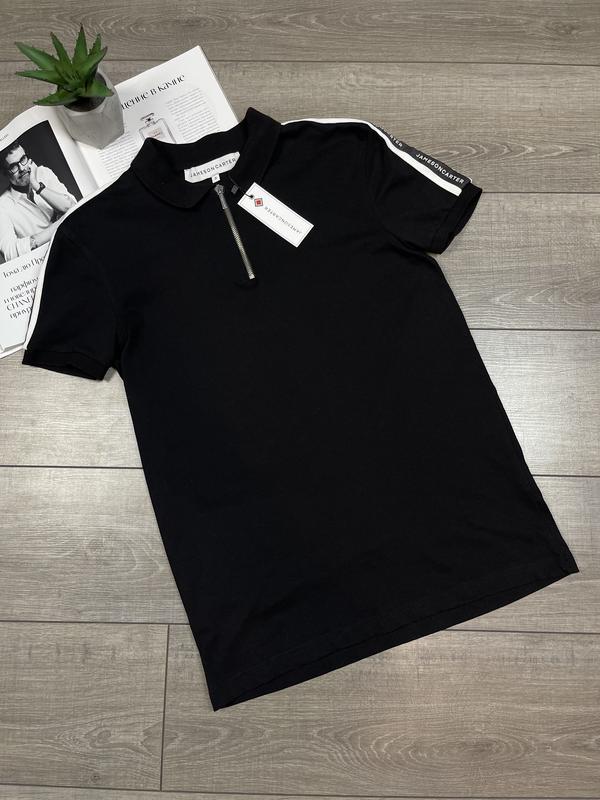 Jameson carter outlet zip polo shirt