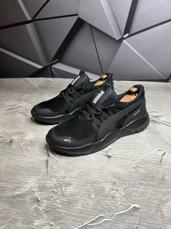 Мужские черные кроссовки puma из натурального нубука — ціна 2030 грн у ...