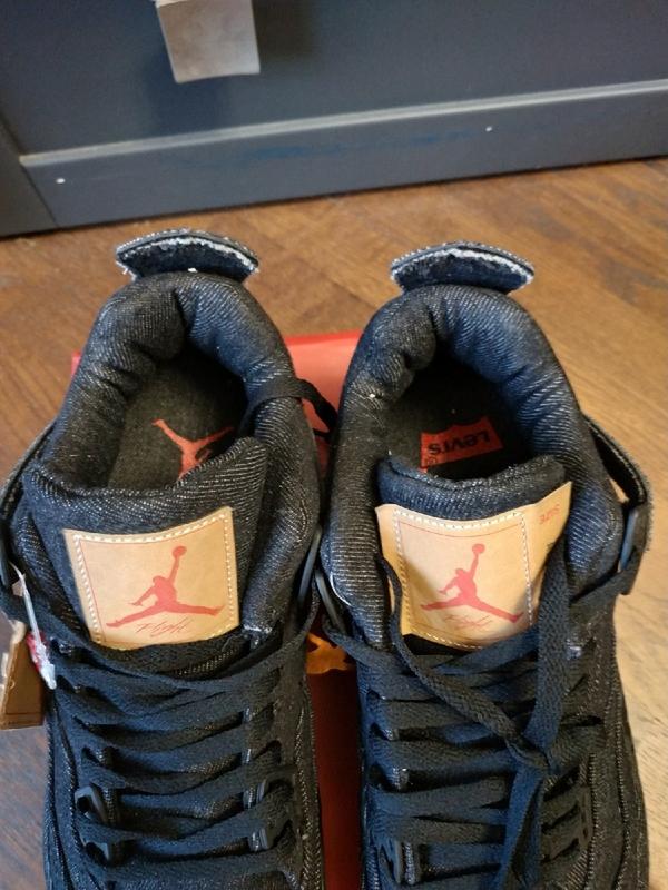 Fake jordan sale 4 levis black