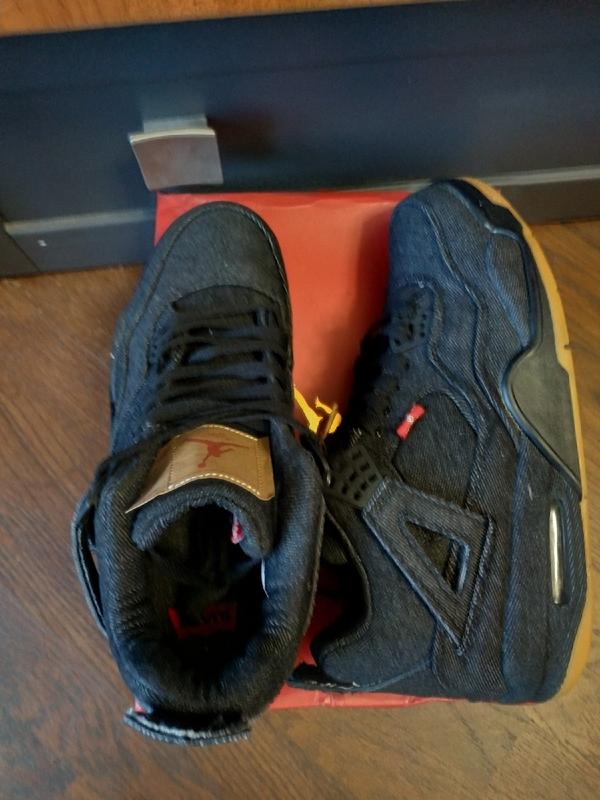 jordan 4 retro levis black