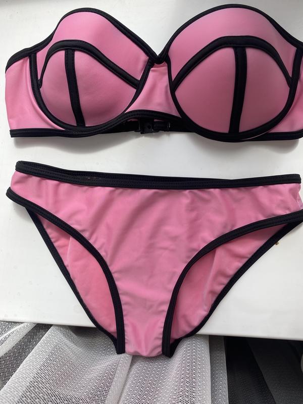 Розовый купальник triangle — цена 150 грн в каталоге Купальники Купить ...