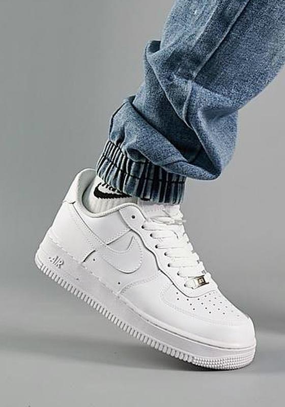 White mens nike air force 1 sale