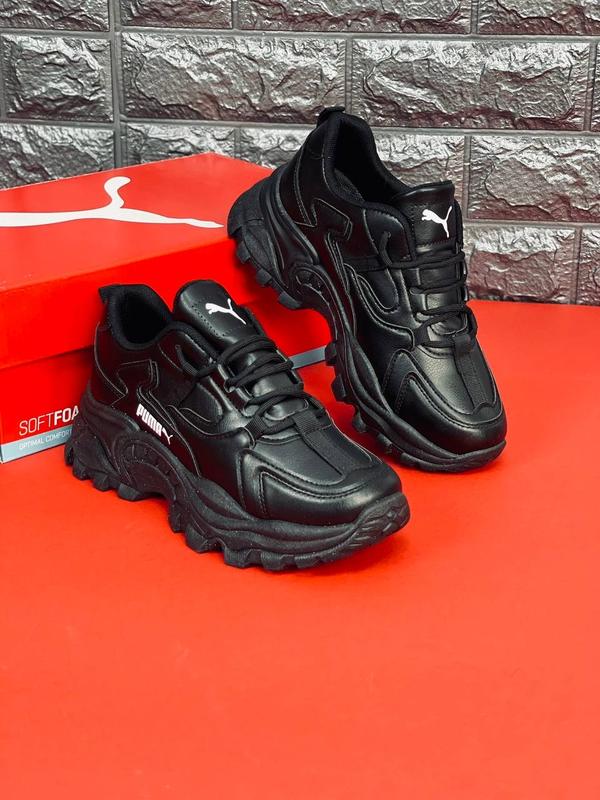 Кроссовки пума черные puma женские стильные и универсальные пума — цена ...