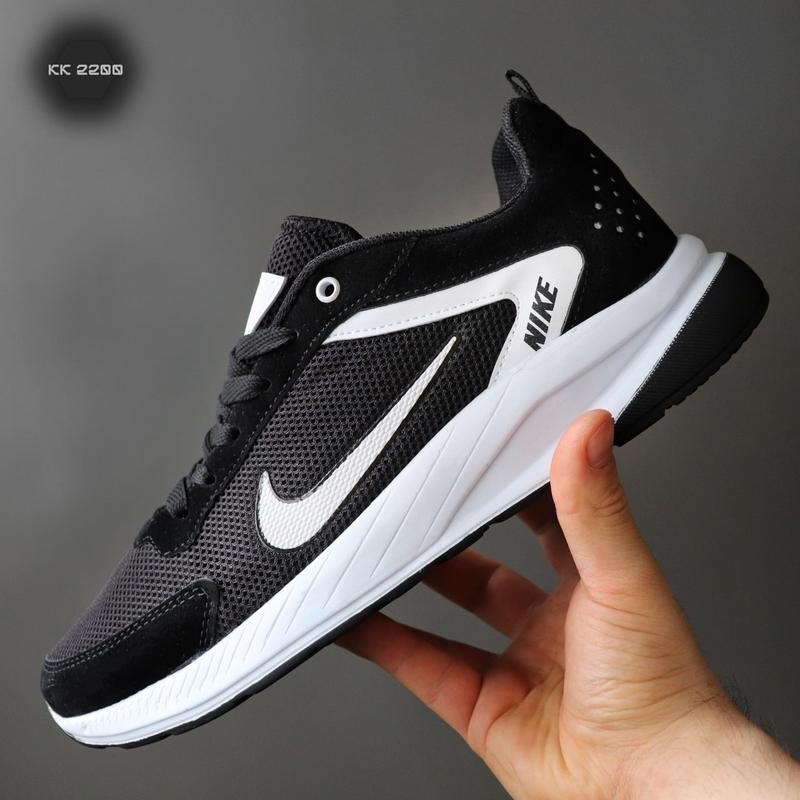 Мужские кроссовки nike в черно-белом цвете, стильные спортивные ...