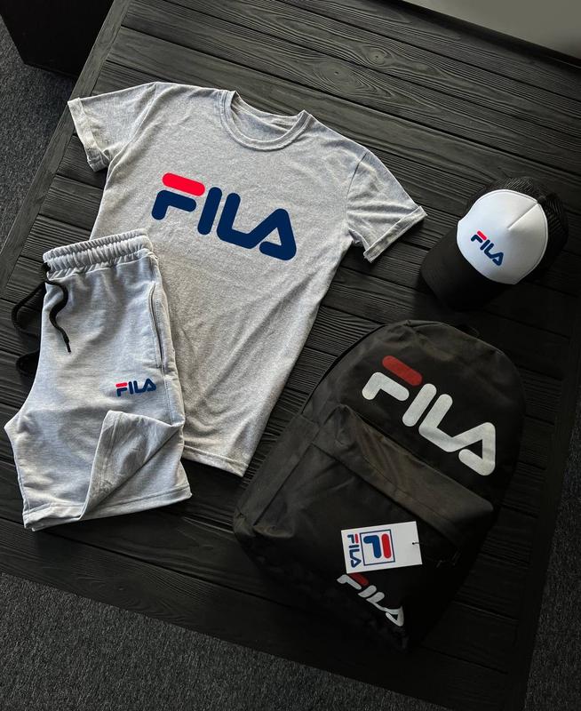 4в1 летний мужской спортивный трикотажный костюм fila — цена 1690 грн в ...