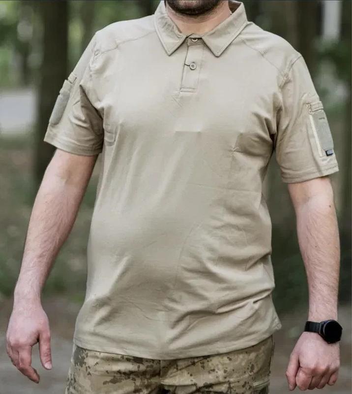Футболка мужская тактическая поло потоотводящая всу combat tactical s ...