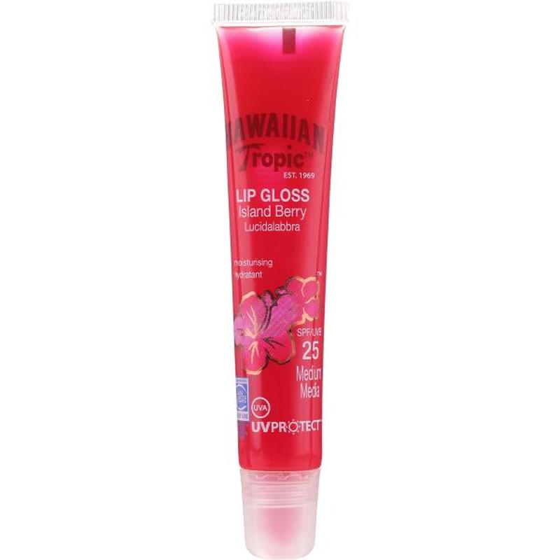 Солнцезащитный бальзам блеск для губ hawaiian tropic gloss lip gloss island  berry spf 25 20 мл — ціна 300 грн у каталозі Блиск для губ ✓ Купити товари  для краси і здоров'я