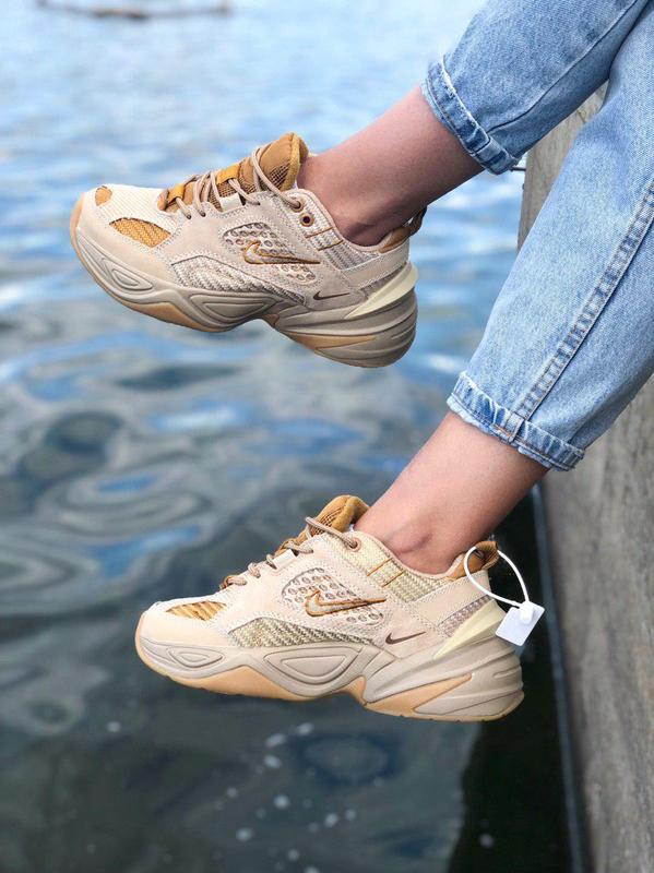 nike m2k tekno gold