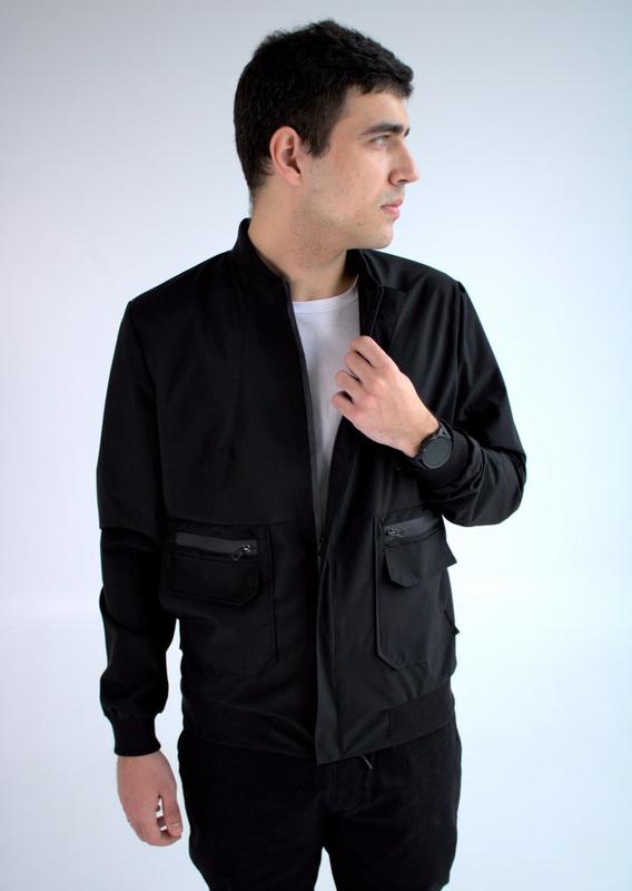 Мужская ветровка бомбер casual — цена 1350 грн в каталоге Ветровки ...