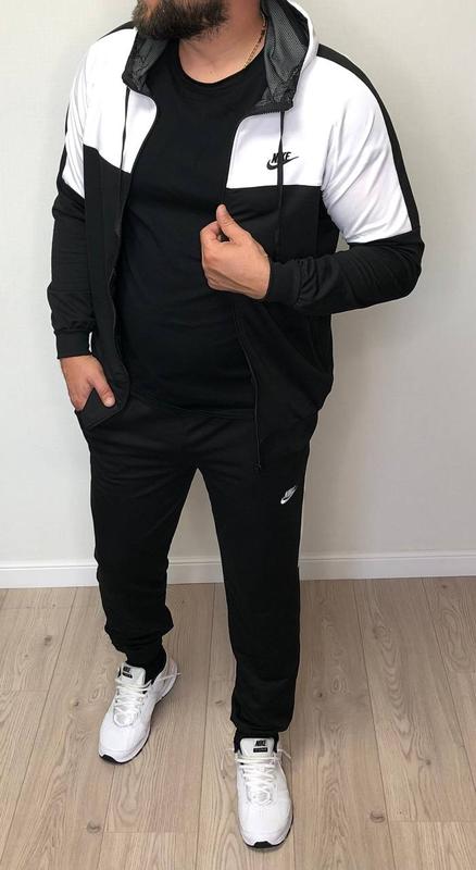 Качественный мужской спортивный костюм nike . кофта на молнии и штаны ...