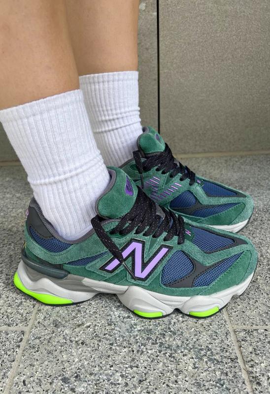 Шикарные кроссовки new balance 9060 nightwatch green изумрудные цветные ...