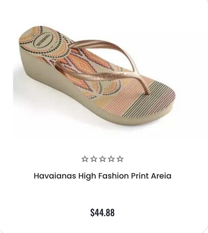 havaianas high fashion print areia 350 122696439
