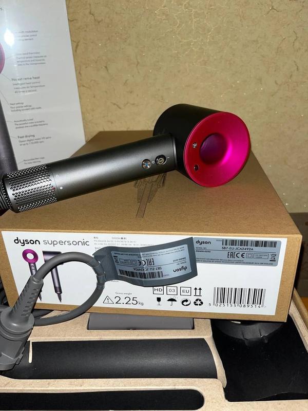 фен dyson supersonic hd03 (фуксия) разовой 4 насадки! оригинал! — цена ...