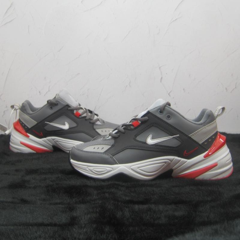 nike m2k tekno grey orange