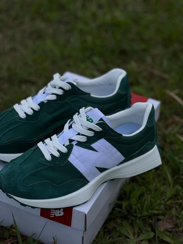 Мужские кроссовки зелёные new balance 327 green — цена 1760 грн в ...