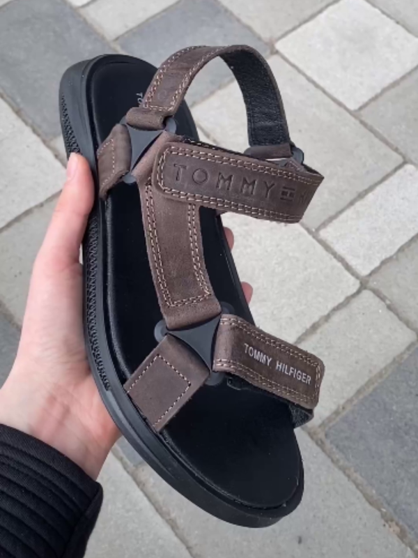 Tommy hilfiger мужские летние кожаные сандали — цена 975 грн в каталоге ...
