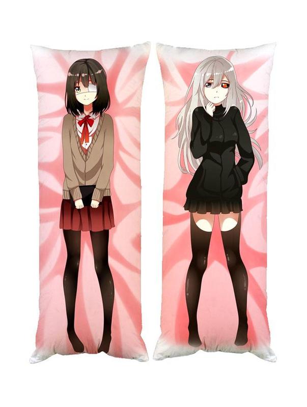 Подушка дакимакура канеки фем декоративная ростовая подушка для ...