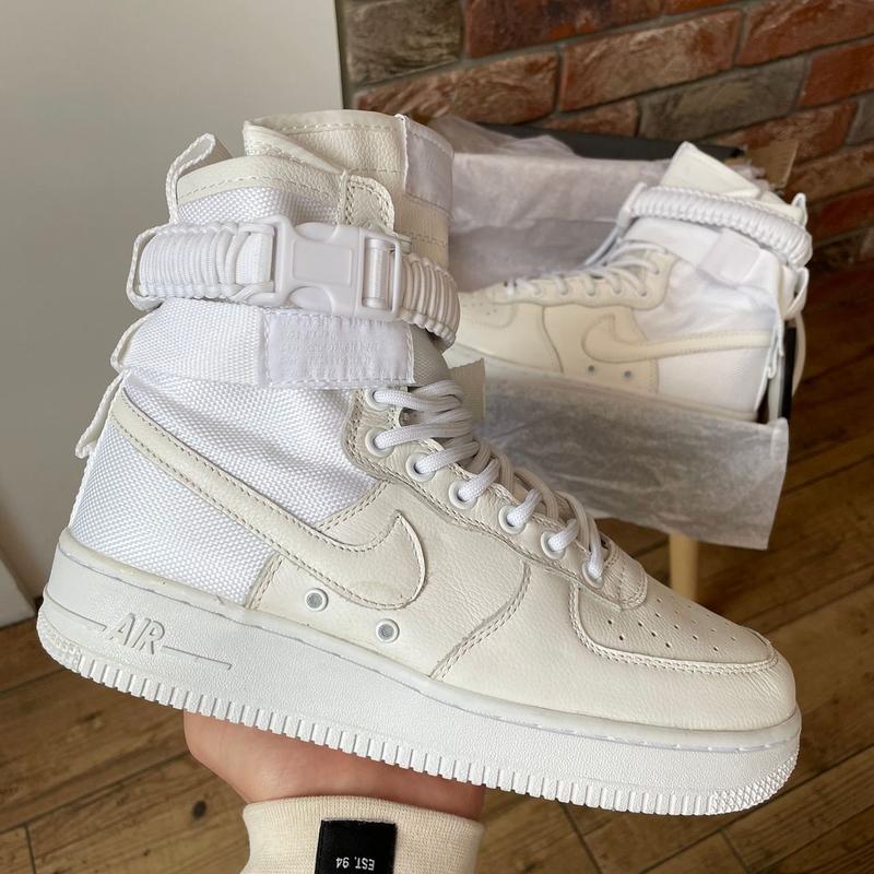 Nike af1 sf white best sale