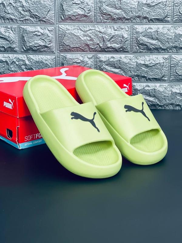 Шлепанцы женские puma, пляжные шлепки сланцы тапочки пума хит! — цена ...