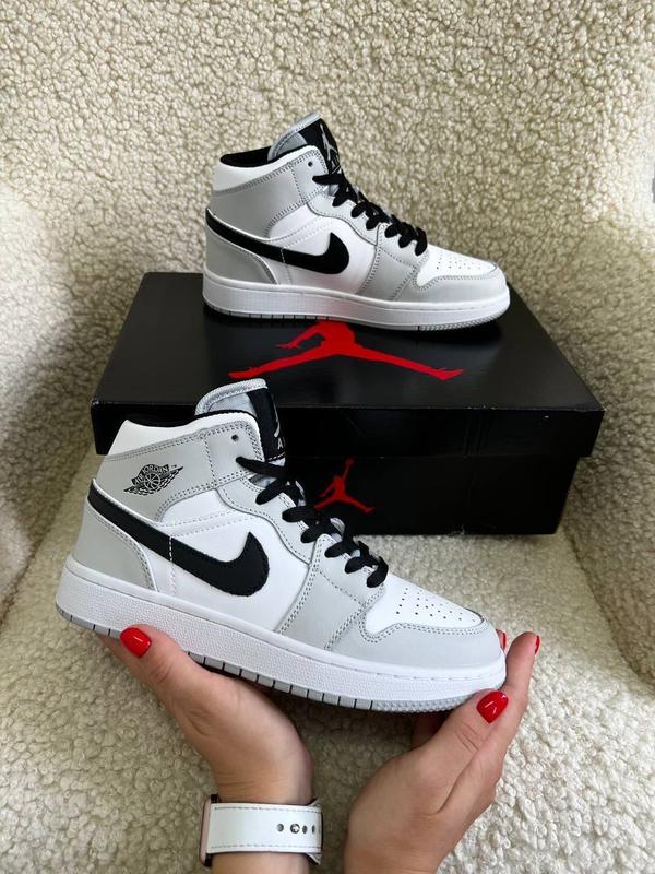 jordan 1 high grey and black