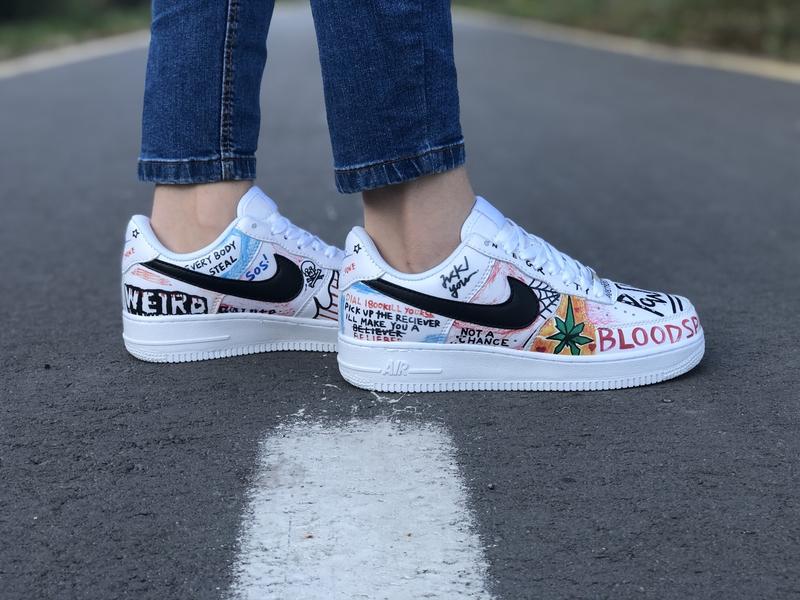 Vlone store af1 custom