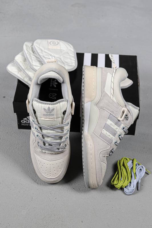 Кроссовки bad bunny x adidas forum buckle low 'white' — цена 3150 грн в