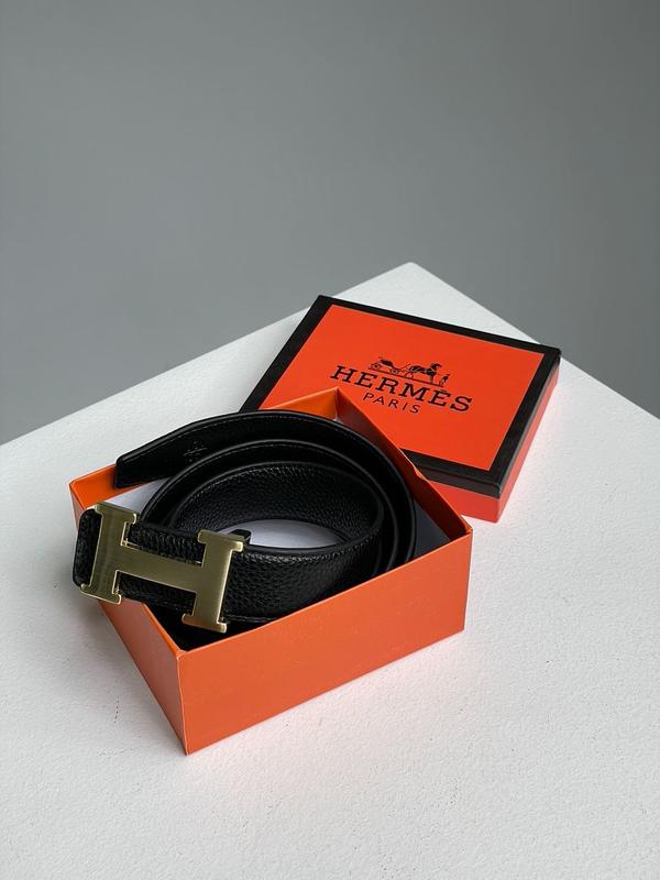 hermes leather belt black gold 850 123359934