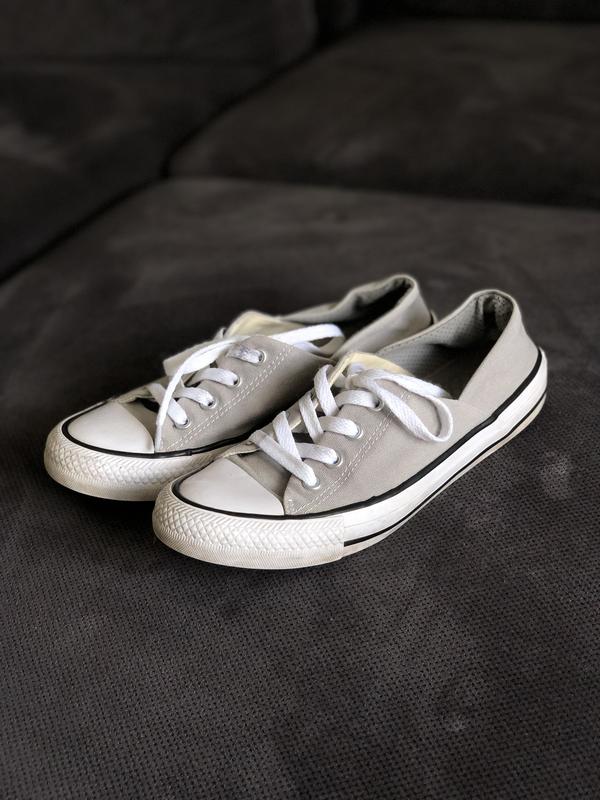 Grey slip on converse best sale