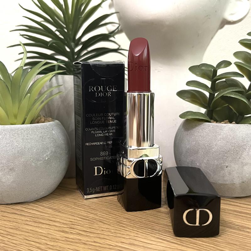 Оригінал rouge dior satin губна помада 869 sophisticated оригинал ...