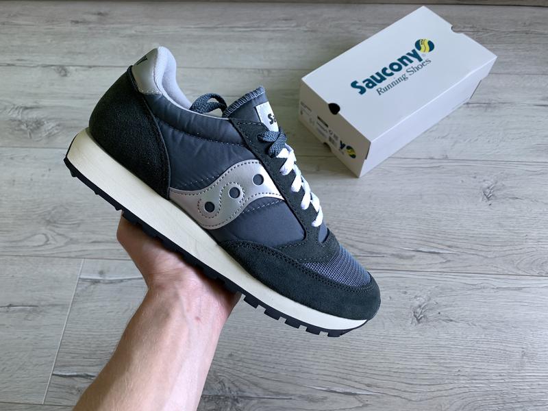 saucony jazz original vintage blue navy silver