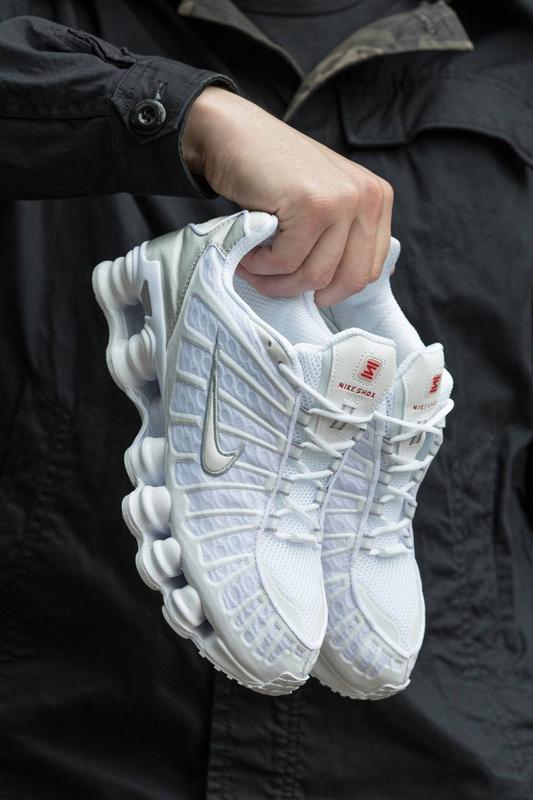nike shox tl white silver 40 41 42 43 44 45