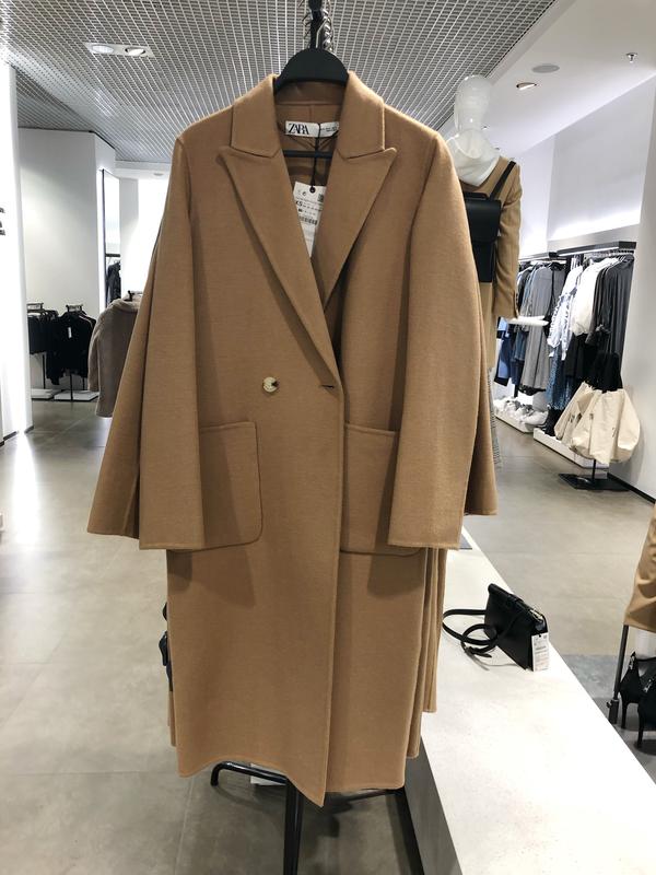 Пальто zara. шерсть. — цена 3670 грн в каталоге Пальто ✓ Купить женские  вещи по доступной цене на Шафе | Украина #27257565