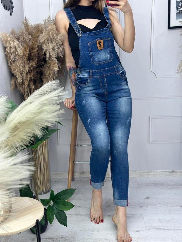 Джинсовый комбинезон — цена 600 грн в каталоге Джинсовые комбинезоны ...