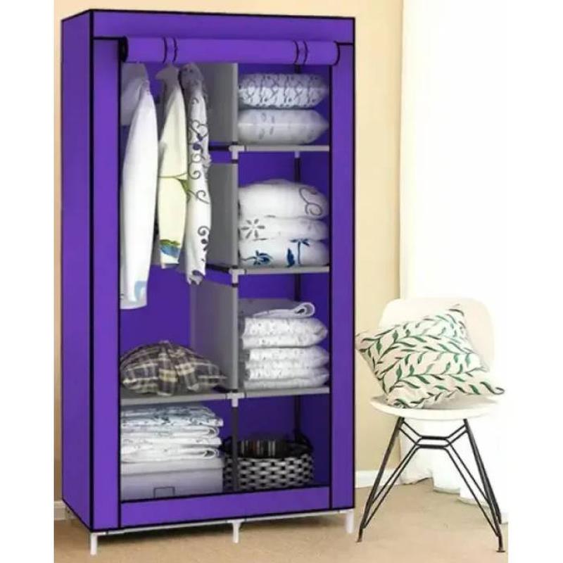 Шафа тканинна для речей storage wardrobe 88105 складана гардероб 2 секції, 105 х 45 х 170 см