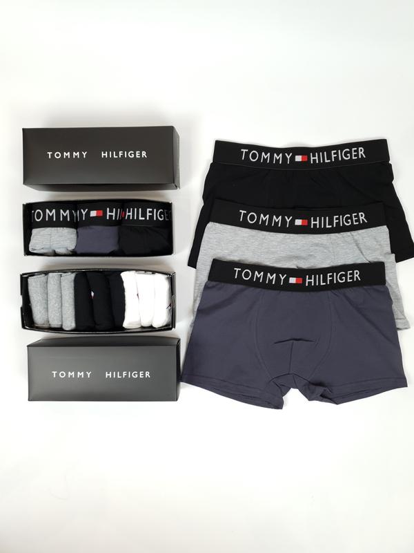 Набор трусов 3шт и носков 9 пар tommy hilfiger. носки и трусы ...