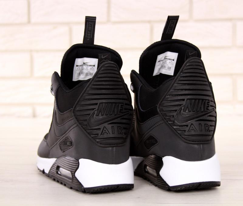 Мужские зимние кроссовки nike air max 90 sneakerboot winter black white (Nike) за 1490 грн. Nike Air Max 90 Sneakerboot Winter Black