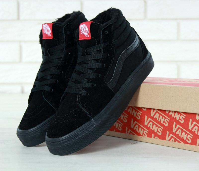 Кеды vans sk8 - hi. winter edition black, зимние вансы с мехом: купить по  доступной цене в Киеве и Украине | SHAFA.ua