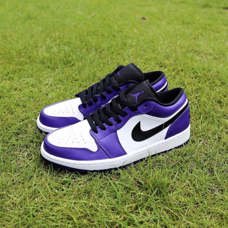 Кроссовки nike air jordan 1 low court purple white джордан фиолетовые ...