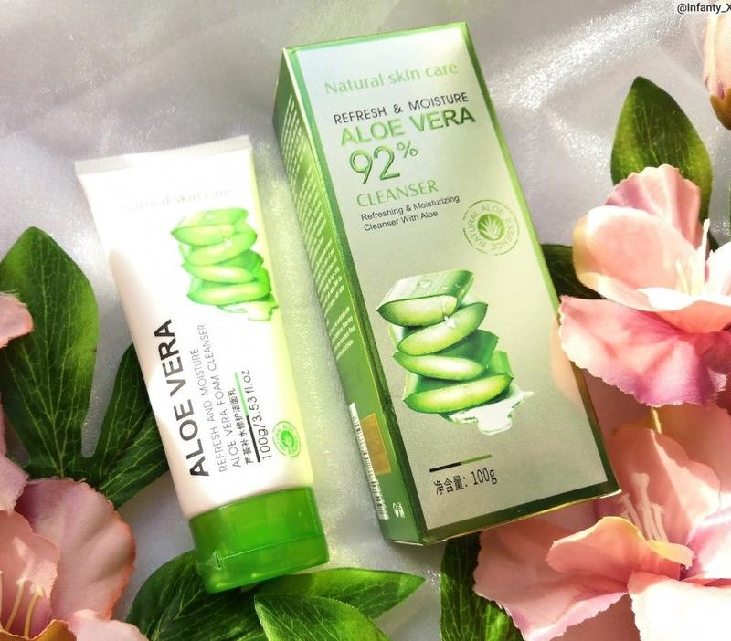 refresh and moisture aloe vera foam cleanser