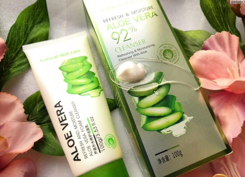 refresh and moisture aloe vera foam cleanser