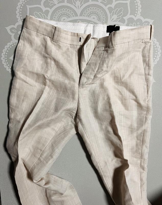 Лянна штани брюки класичні штани льон — ціна 408 грн у каталозі Брюки ...